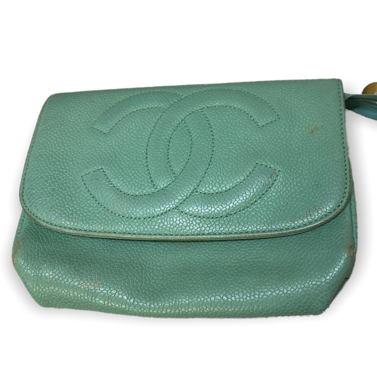 CHANEL キャビアスキン 褪色